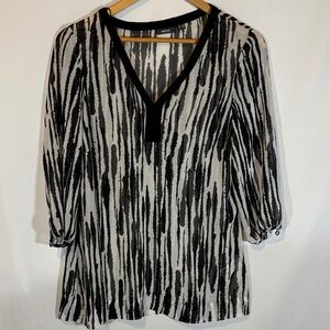 Mexx pattern sheer Blouse
